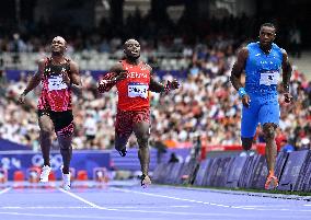 (PARIS2024) FRANCE-PARIS-OLY-ATHLETICS-100M-MEN