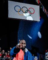 Paris 2024 - Teddy Riner final in the men + 100kg