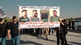 Hashed al-Shaabi Supporters Demonstrate - Iraq