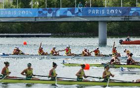 (PARIS2024) FRANCE-VAIRES-SUR-MARNE-OLY-ROWING