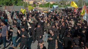 Hashed al-Shaabi Supporters Demonstrate - Iraq