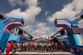 (PARIS2024)FRANCE-PARIS-OLY-CYCLING ROAD