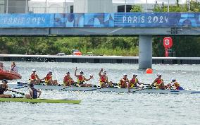 (PARIS2024) FRANCE-VAIRES-SUR-MARNE-OLY-ROWING