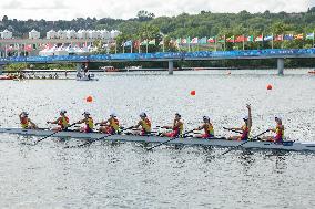 (PARIS2024) FRANCE-VAIRES-SUR-MARNE-OLY-ROWING