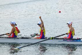 (PARIS2024) FRANCE-VAIRES-SUR-MARNE-OLY-ROWING