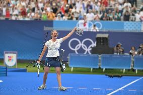 Paris 2024 - Lisa Barbelin of Team France wins bronze medal Archery