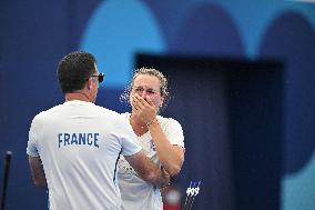 Paris 2024 - Lisa Barbelin of Team France wins bronze medal Archery