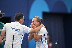 Paris 2024 - Lisa Barbelin of Team France wins bronze medal Archery