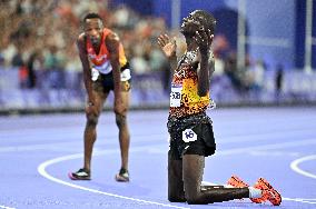 Paris 2024 - 10000m - Joshua Cheptegei of Uganda Wins Gold