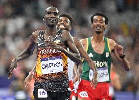 Paris 2024 - 10000m - Joshua Cheptegei of Uganda Wins Gold