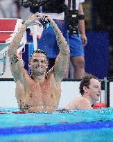 Paris 2024 - 50m Freestyle - Florent Manaudou Wins Bronze