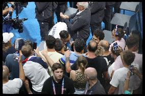 Paris 2024 - Florent Manaudou won bronze of the Men's 50m Freestyle Final