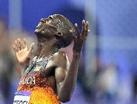 Paris 2024 - 10000m - Joshua Cheptegei of Uganda Wins Gold