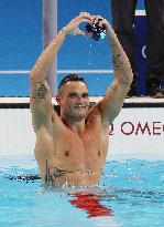 Paris 2024 - 50m Freestyle - Florent Manaudou Wins Bronze