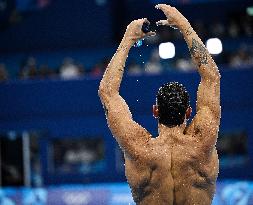 Paris 2024 - 50m Freestyle - Florent Manaudou Wins Bronze