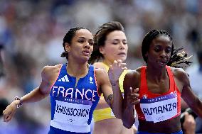 Paris 2024- Women 800m French Team at Paris 2024 Olympic Games