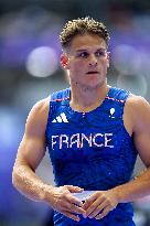 Paris 2024- Pole Vault French Team at Paris 2024 Olympic Games