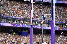 Paris 2024- Pole Vault French Team at Paris 2024 Olympic Games