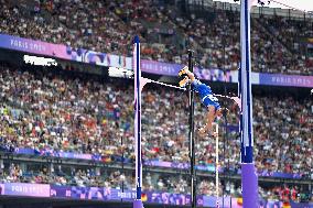 Paris 2024- Pole Vault French Team at Paris 2024 Olympic Games