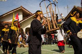 Traditional Ceremony Ngemban Taun In Cireundeu