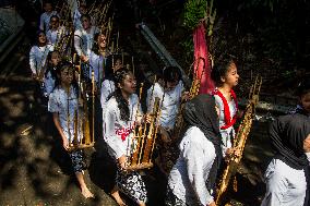 Traditional Ceremony Ngemban Taun In Cireundeu