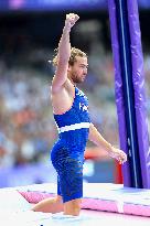 Paris 2024- Pole Vault French Team at Paris 2024 Olympic Games