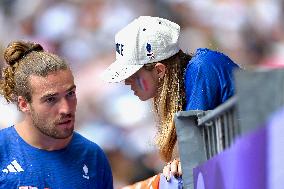 Paris 2024- Pole Vault French Team at Paris 2024 Olympic Games