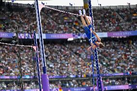 Paris 2024- Pole Vault French Team at Paris 2024 Olympic Games