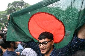 Thousands Of Students And Peoples Protest In Dhaka