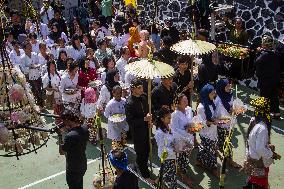 Traditional Ceremony Ngemban Taun In Cireundeu