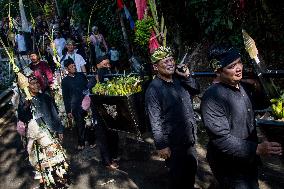 Traditional Ceremony Ngemban Taun In Cireundeu