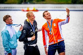 Paris 2024 - Rowing - Oliver Zeidler Wins Gold