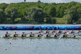 (PARIS2024) FRANCE-VAIRES-SUR-MARNE-OLY-ROWING