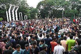 Thousands Of Students And Peoples Protest In Dhaka