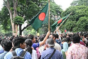 Thousands Of Students And Peoples Protest In Dhaka