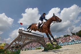 Paris 2024 - Equestrian - Team France Wins Bronze