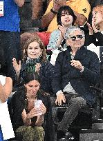 Paris 2024 - Gymnastic - Isabelle Huppert In The Stands