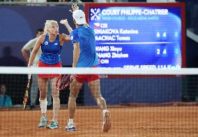 Paris 2024 - Katerina Siniakova And Tomas Machac Win Gold