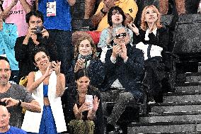 Paris 2024 - Gymnastic - Isabelle Huppert In The Stands