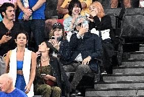 Paris 2024 - Gymnastic - Isabelle Huppert In The Stands