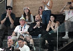 Paris 2024 - Gymnastic - John Travolta In The Stands