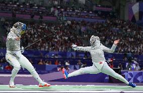 (PARIS2024) FRANCE-PARIS-OLY-FENCING