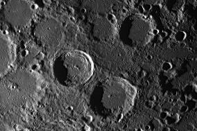 Waning Moon Through A Telescope