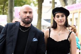 Paris 2024 - John Travolta And Daughter Arrive At Gymnastics