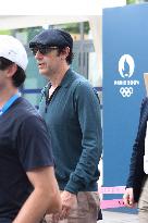 Paris 2024 - Sacha Baron Cohen arrives At Gymnastics