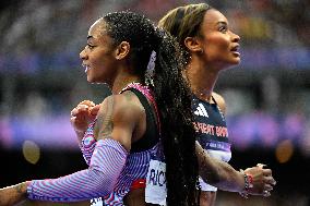 (PARIS2024) FRANCE-PARIS-OLY-ATHLETICS-100M-WOMEN