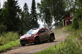 Rally race - Fia World Rally Championship  Wrc Secto Rally Finland  2024