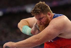 (PARIS2024) FRANCE-PARIS-OLY-ATHLETICS-SHOT PUT-MEN