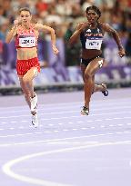 (PARIS2024) FRANCE-PARIS-OLY-ATHLETICS-100M-WOMEN