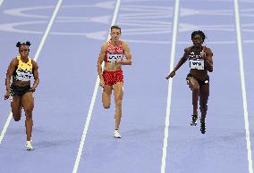 (PARIS2024) FRANCE-PARIS-OLY-ATHLETICS-100M-WOMEN